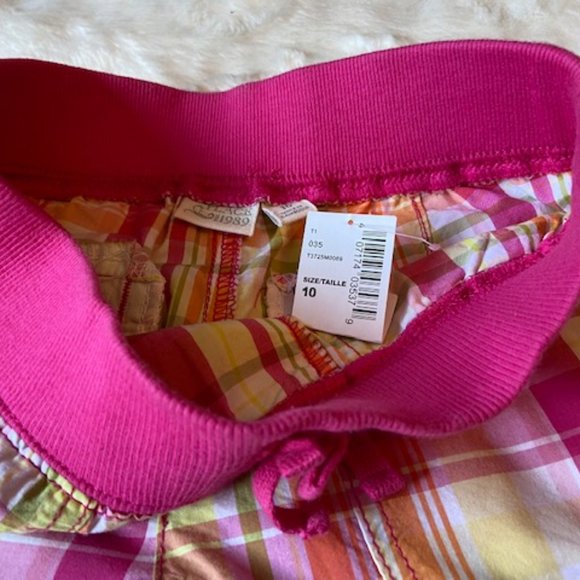2/$35 Children's Place Plaid Shorts Girls Size 10 NWT - Picture 2 of 7